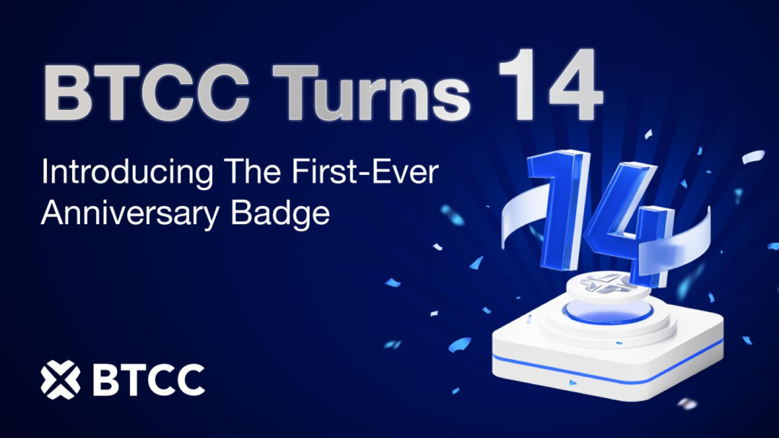 BTCC Exchange Celebrates 14th Anniversary with Launch of First-Ever User Badge Program
