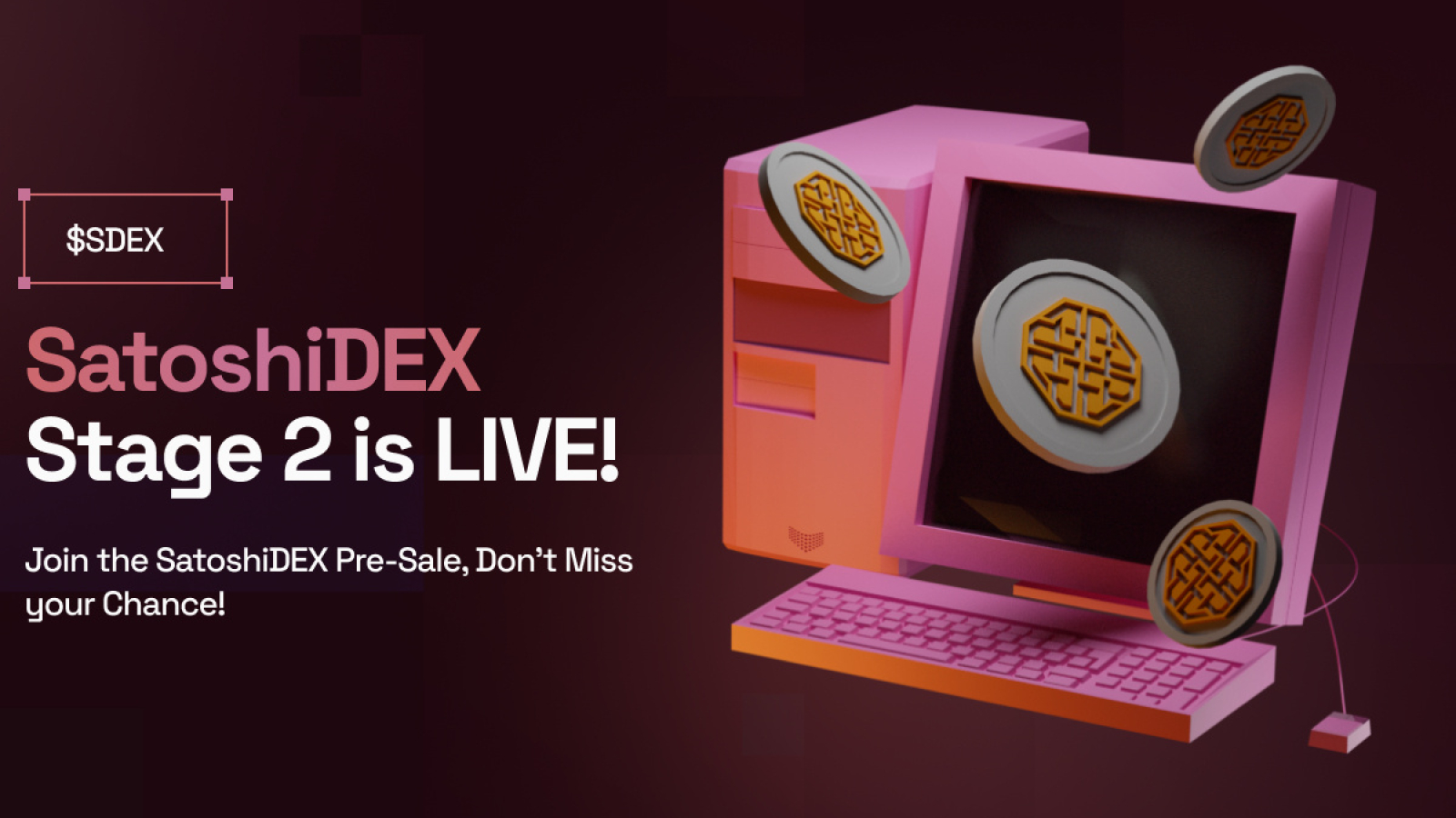 World’s First Bitcoin DEX – SatoshiDEX Announced $SDEX Pre-Sale