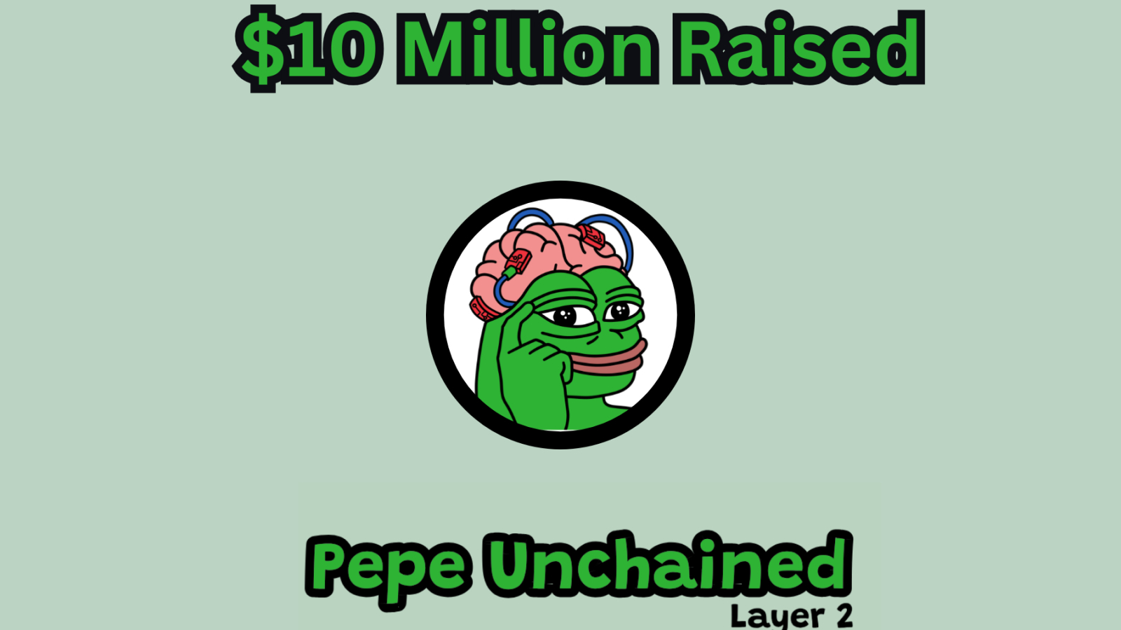 Layer-2 Meme Coin Pepe Unchained Raises $10M in Presale Event