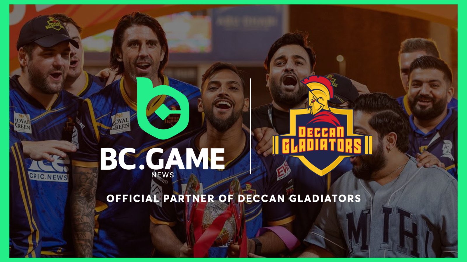 BC.GAME News Backs Deccan Gladiators as Title Sponsor in 2025 Abu Dhabi T10 League