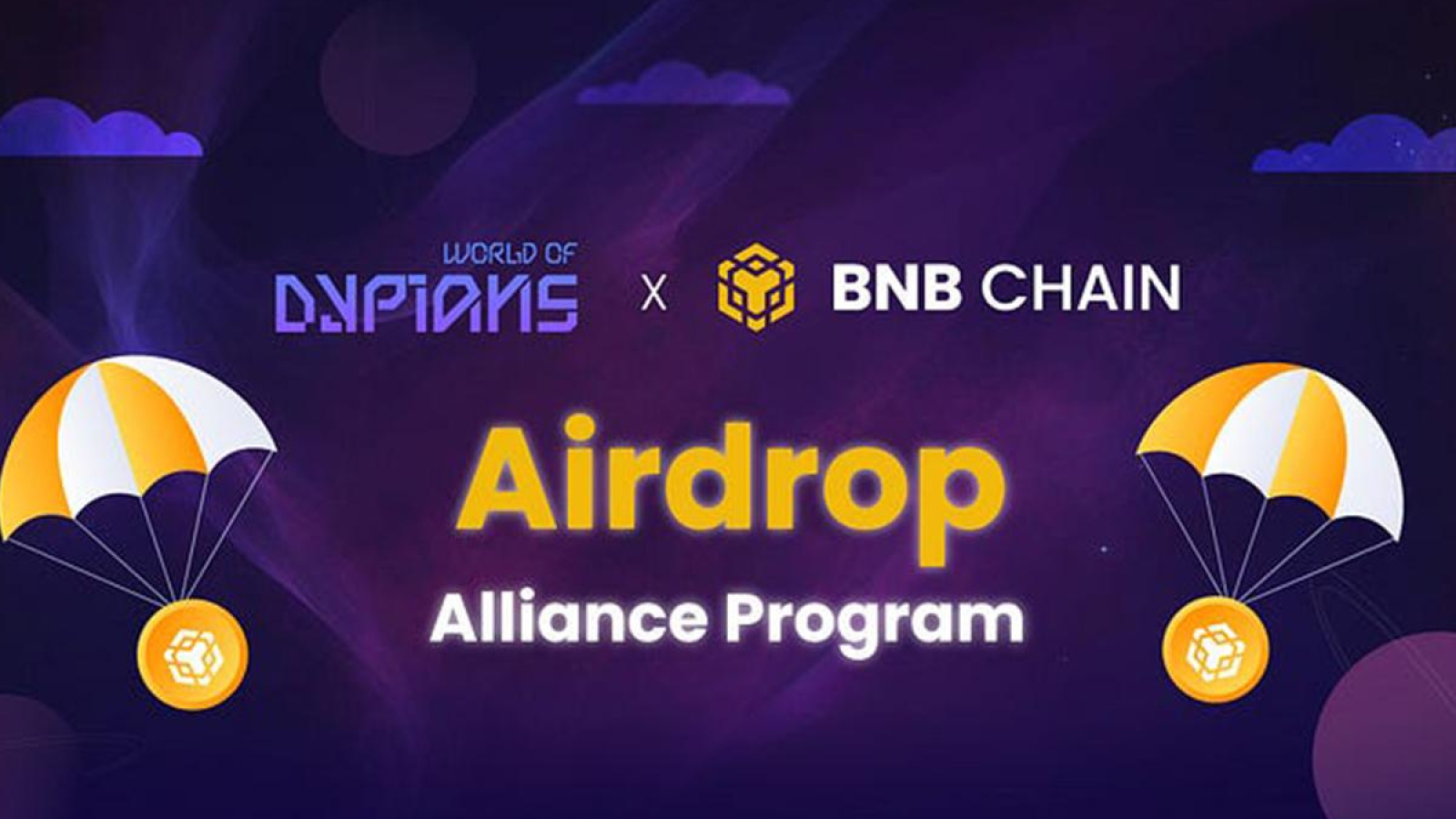 World of Dypians Offers Up to 1M $WOD and $225,000 in Premium Subscriptions via the BNB Chain Airdrop Alliance Program