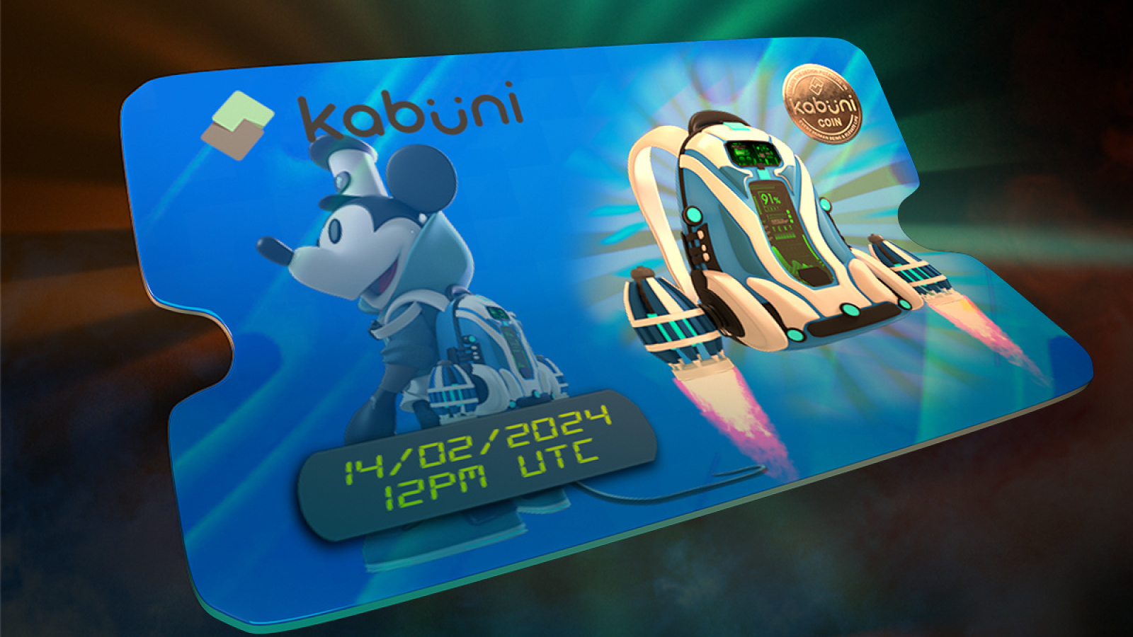 Kabuni Celebrates “Stake a Future” Launch with 10,000 Steamboat Willie-Inspired NFTs