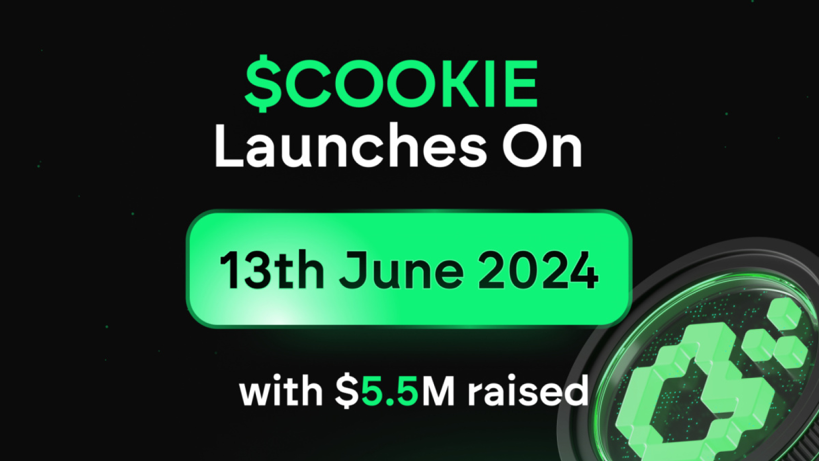$COOKIE Sets to Launch on June 13th after Securing $5.5M from VCs Such as Animoca Brands, Spartan Group, and Mapleblock Capital