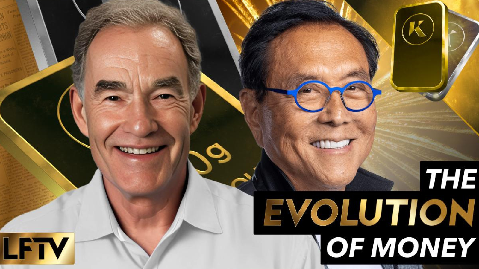 Kiyosaki Sits Down with Kinesis to Talk ‘The Evolution of Money’