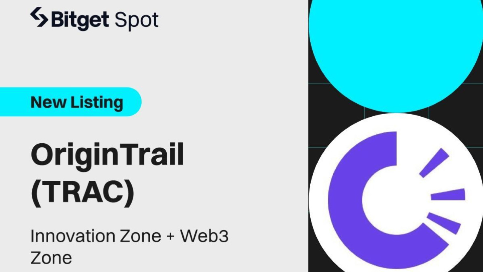 Bitget Lists OriginTrail (TRAC) to Bolster Decentralized AI Ecosystem