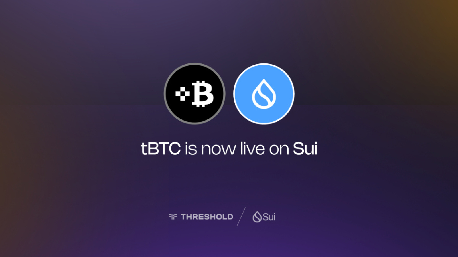 Threshold Network's tBTC is Now live on Sui: Ushering in a new era for Bitcoin DeFi