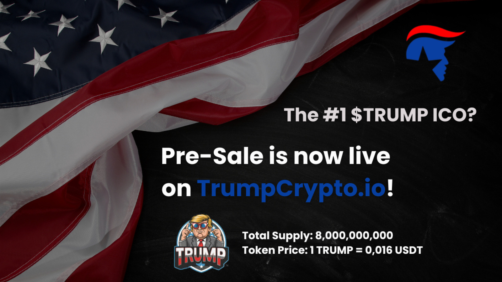 TrumpCrypto.io Launches $TRUMP Coin with Focus on Social Impact and Practical Uses