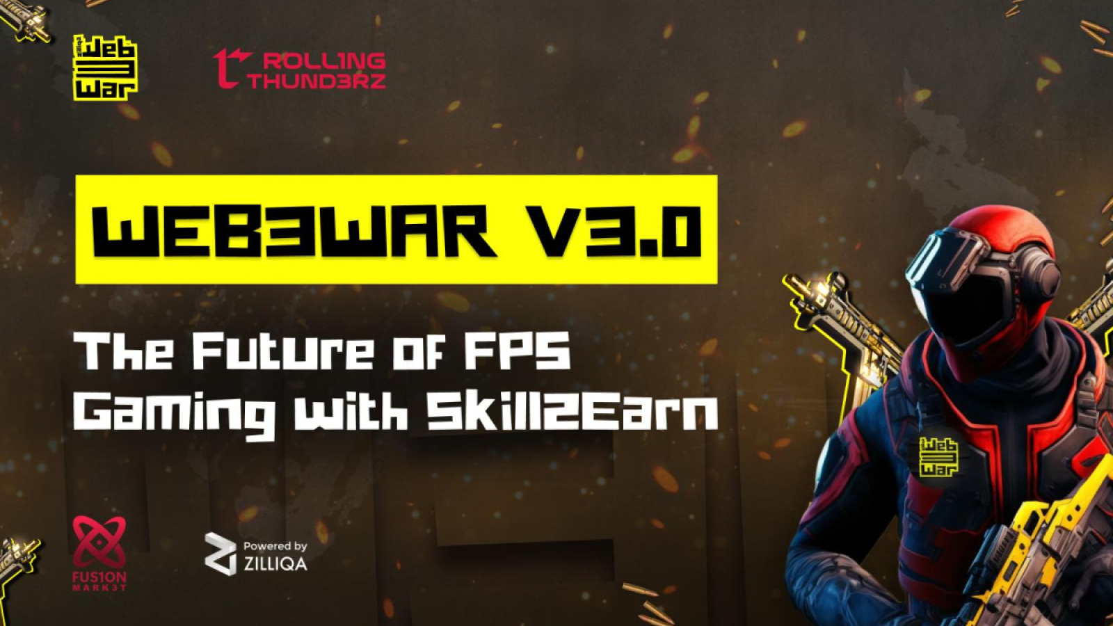 Roll1ng Thund3rz Unveils Web3War® v3.0: Pioneering the Future of Gaming with Skill2Earn Dynamics