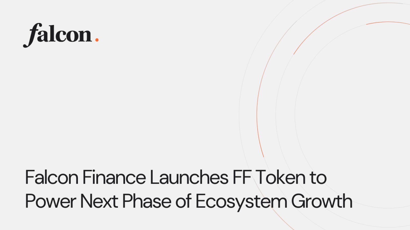 Falcon Finance Launches FF Token to Power Next Phase of Ecosystem Growth