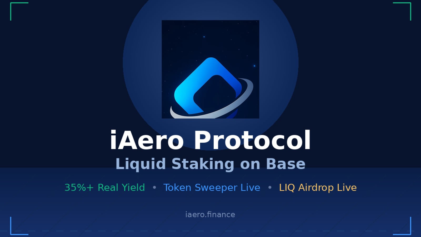 iAero Protocol Launches Token Sweeper, Distributes 5% of LIQ Supply to Stakers