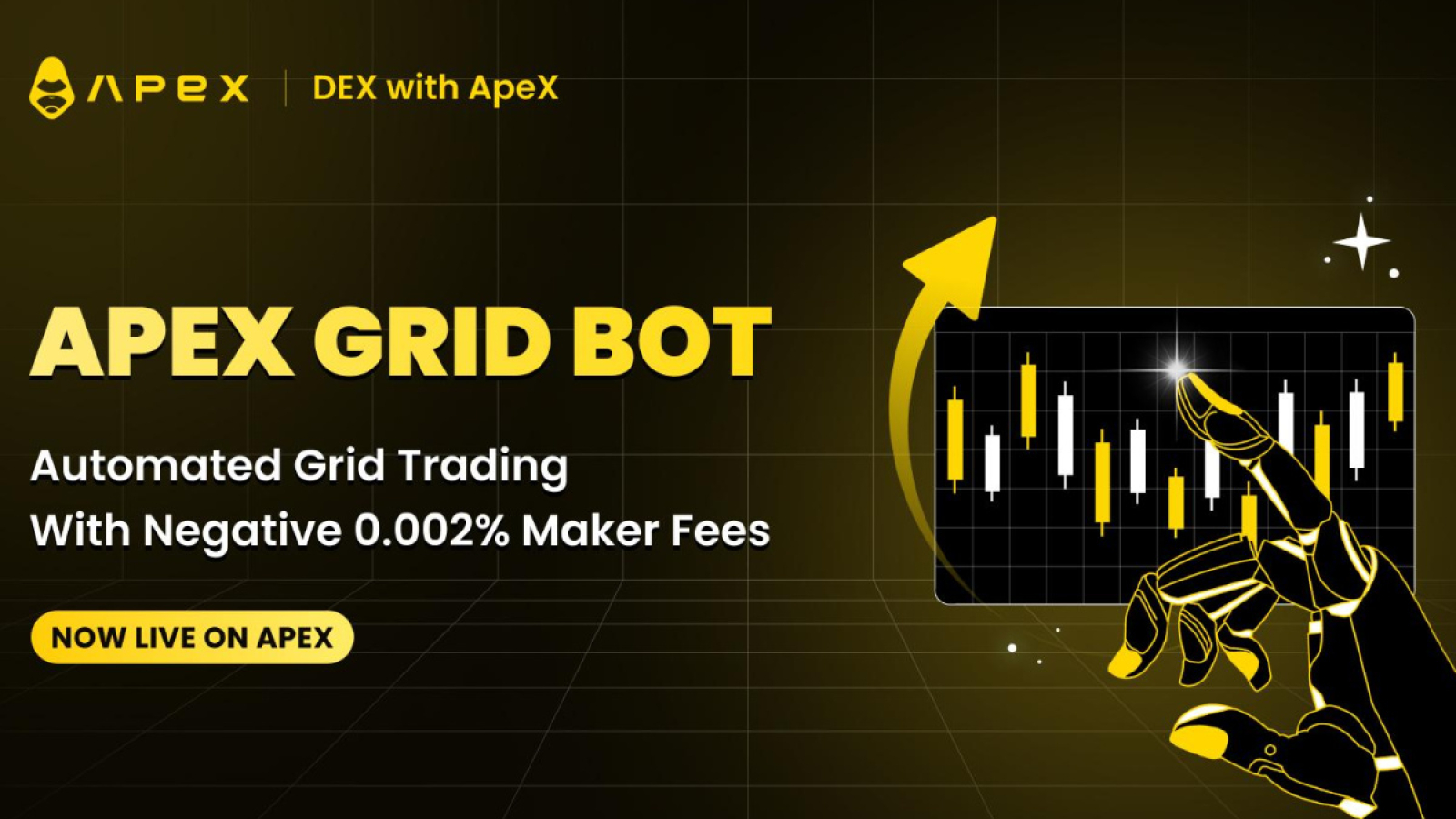 ApeX Protocol Launches ApeX Grid Bot With Negative 0.002% Fees across 45+ Perpetual Markets