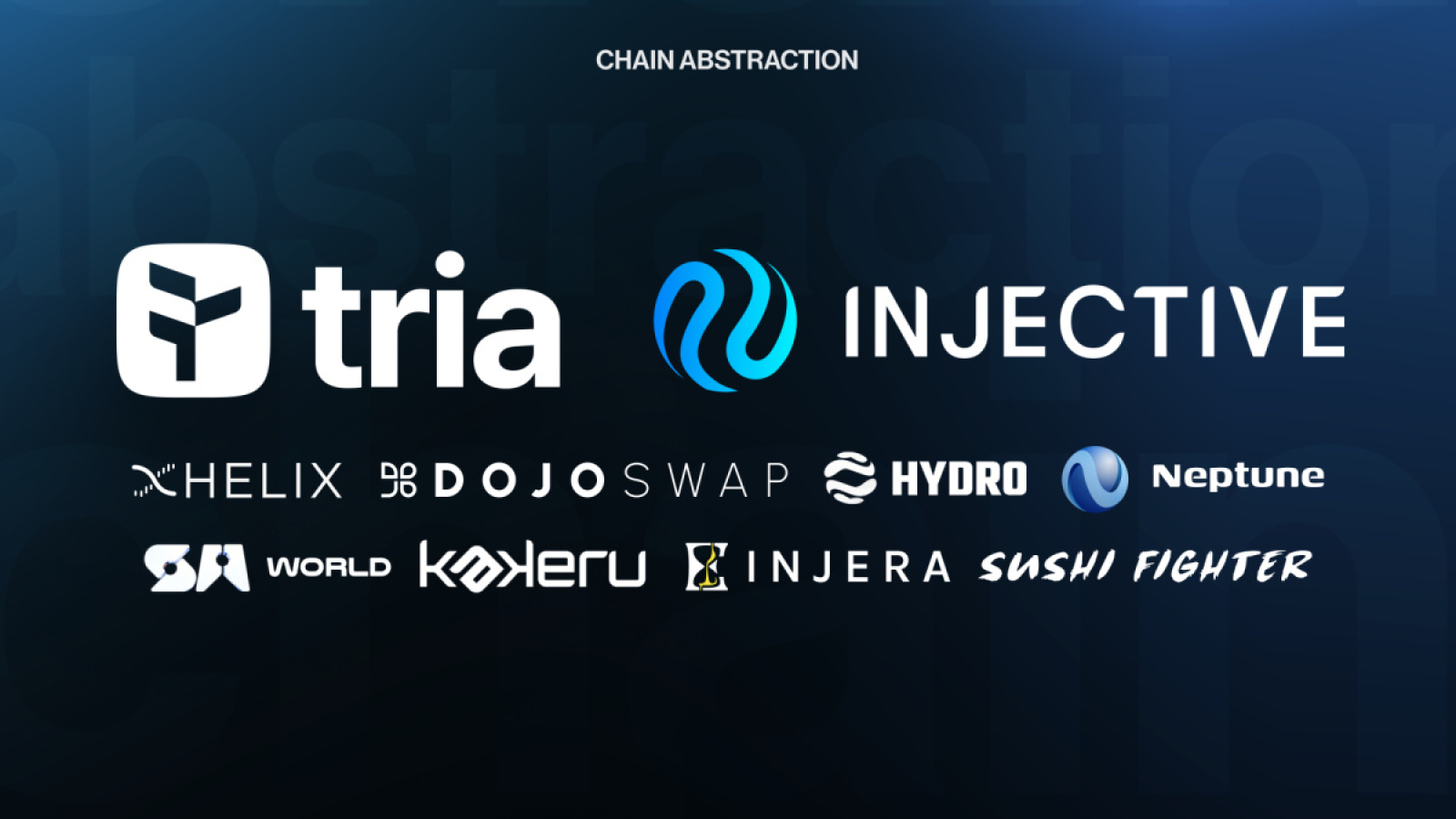 Tria's Unchained brings Chain Abstraction to Injective Ecosystem