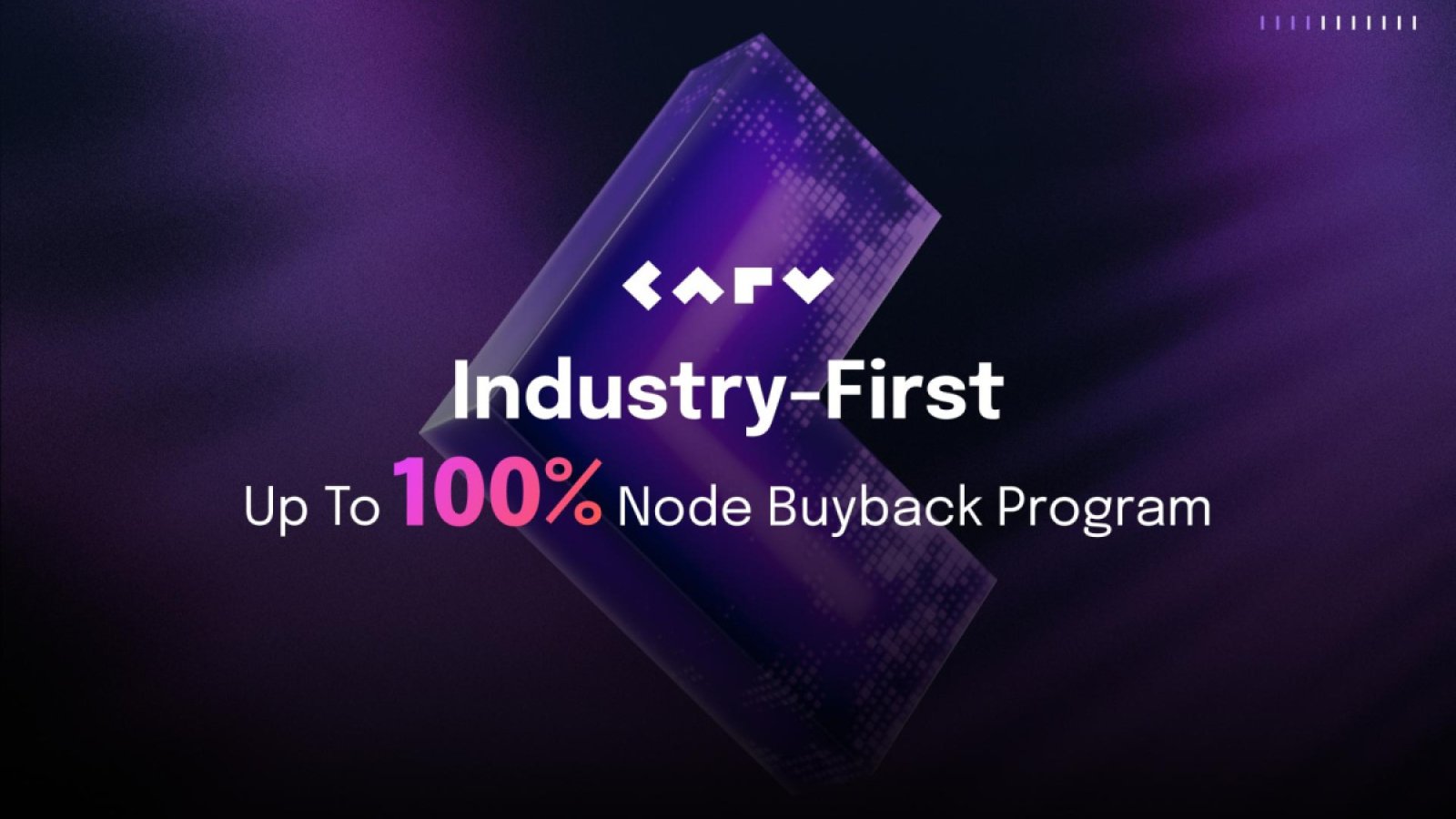 CARV Announces up-to-100% Node Buyback Program to Chaperone its Node Launch and Hyperscale its Data Layer