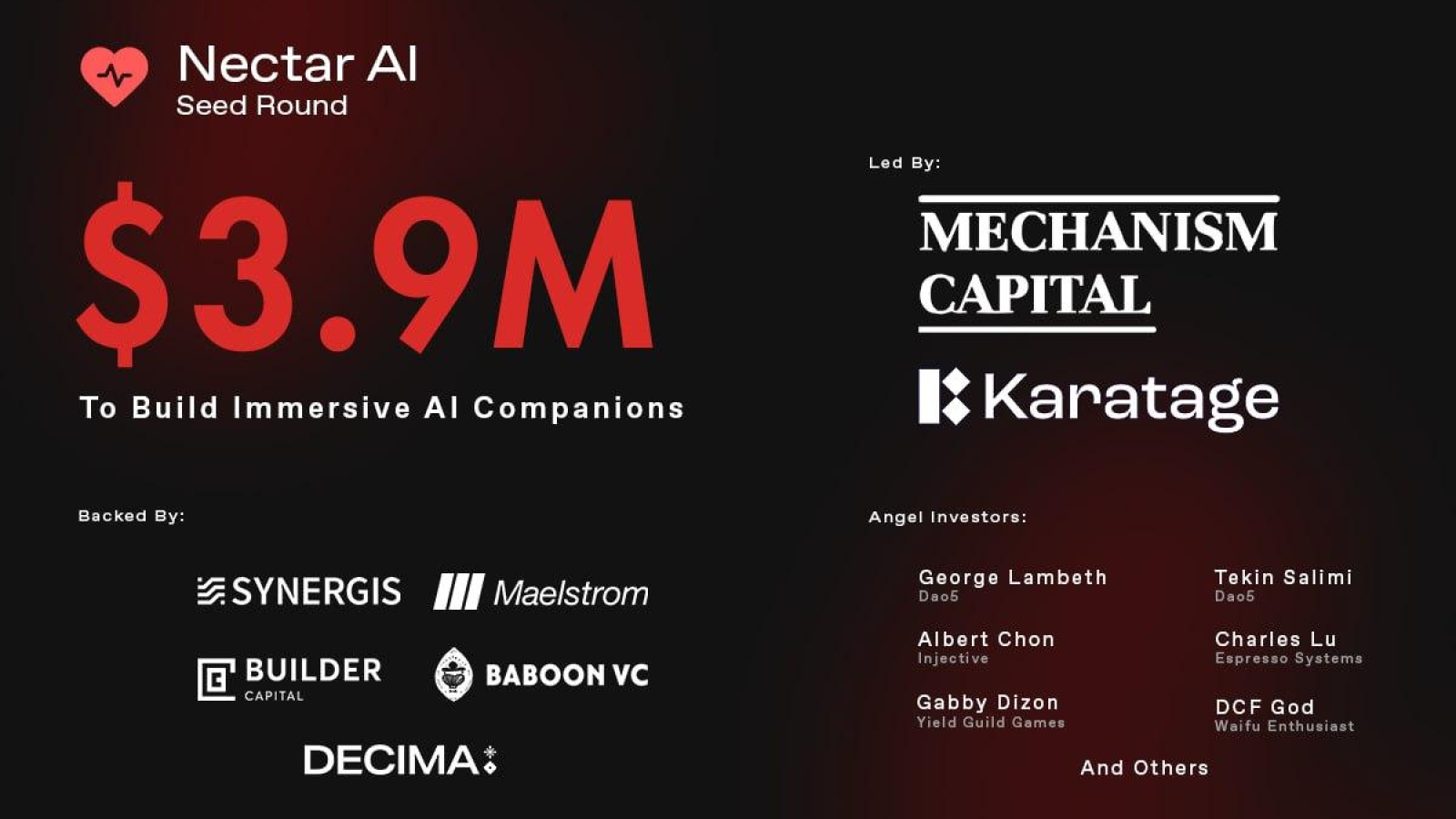 Nectar AI Raises $3.9M to Build Uncensored Immersive AI Companions
