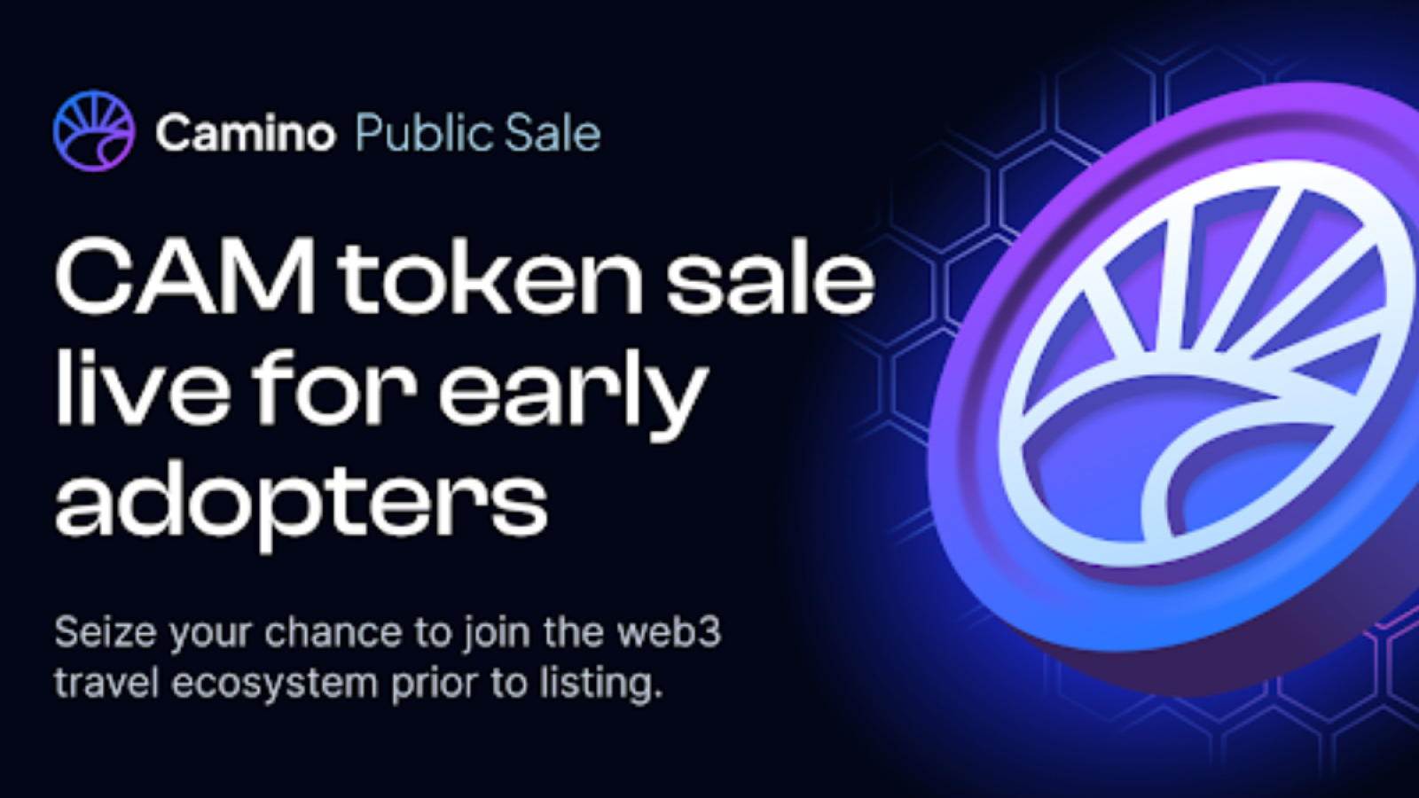 Camino Network, The Travel Industry L1 Blockchain, Announces Public Sale Of CAM Token