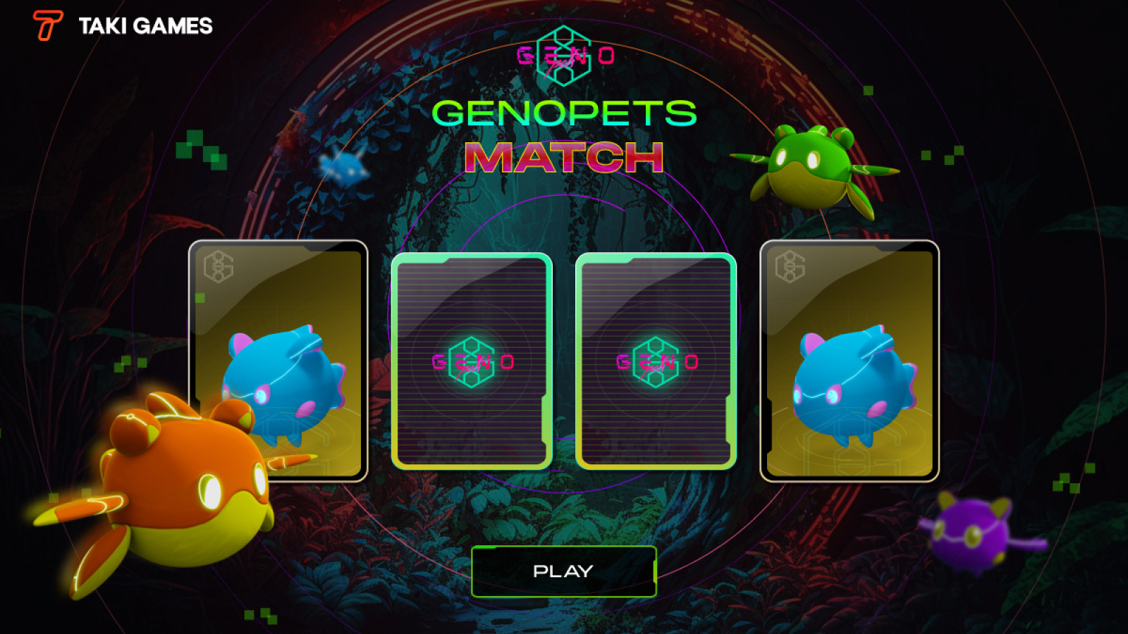 Taki Games & Genopets Accelerate Mainstream Adoption Of Web3 On Solana With “Genopets Match”