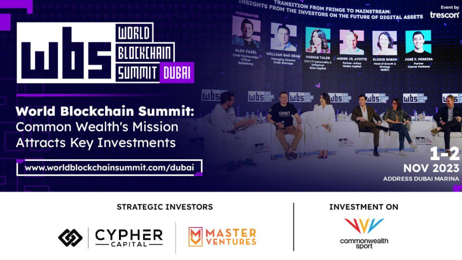 World Blockchain Summit: Common Wealth's Mission Attracts Key Investments