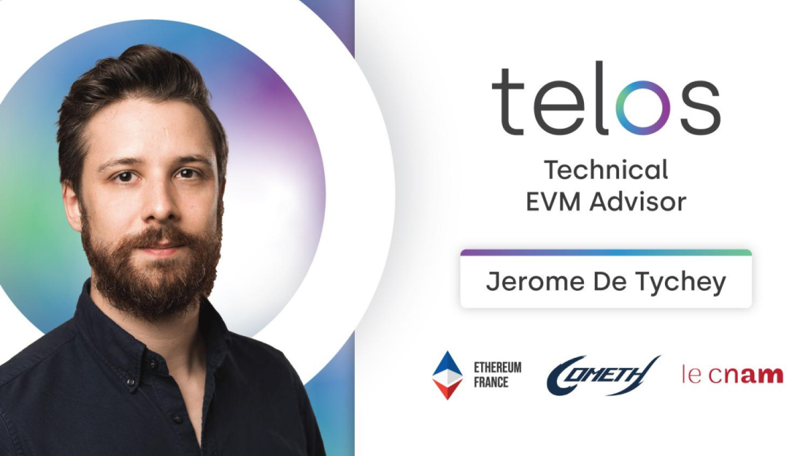 Telos introduces ETH France President Jerome de Tychey as first member of Executive Advisor Committee