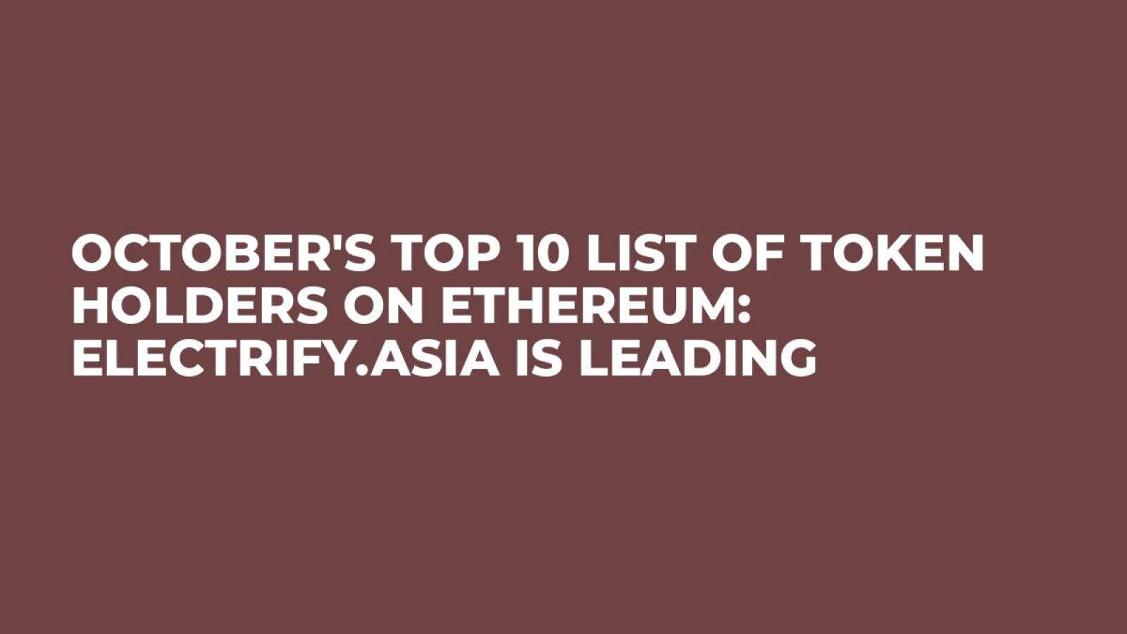 top cryptocurrency holders