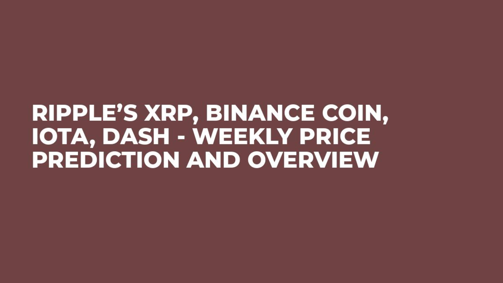 dash coin price prediction 2020