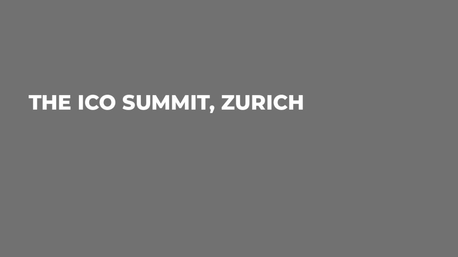 The ICO Summit, Zurich