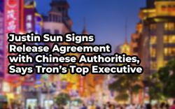 Justin Sun Signs Release Agreement with Chinese Authorities, Says Tron’s Top Executive