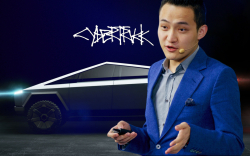 Tron CEO Justin Sun Teases Tesla Cybertruck Giveaway