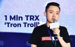 Justin Sun to Pay 1 Mln TRX to Major Bitcoiner ‘Tron Troll’, Ethereum Allegedly Does the Same