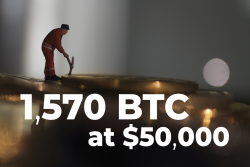 Miners Sold 1,570 BTC at $50,000 Recently: Report