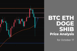 BTC, ETH, DOGE and SHIB Price Analysis for October 17