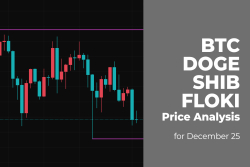 BTC, DOGE, SHIB and FLOKI Price Analysis for December 25
