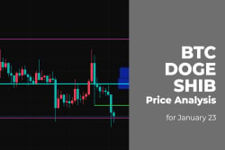 BTC, DOGE and SHIB Price Analysis for January 23