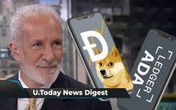 Peter Schiff’s Bearish Prediction on ETH Comes True, DOGE to Launch Major Project, Ledger Live Now Supports ADA: Crypto News Digest by U.Today