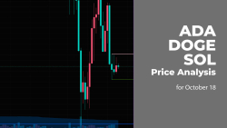 ADA, DOGE and SOL Price Analysis for October 18
