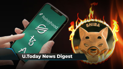 SHIB Burn Rate Spikes 14,267%, XRP Accounts Nearing 4.35 Million, Robinhood Enables XLM, XTZ and AAVE Transfers: Crypto News Digest by U.Today