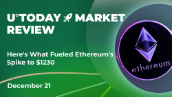 Here's What Fueled Ethereum's Spike to $1,230: Crypto Market Review, Dec. 21