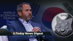 SHIB Can Be Traded Against Korean Won on Upbit, 100 Million XRP Shifted by Ripple, Ripple CEO Brad Garlinghouse Speaks at WEF: Crypto News Digest by U.Today