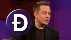 Elon Musk Sports Dogecoin T-Shirt at Super Bowl