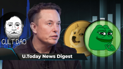 Elon Musk's Tweet Sent CULT Token up 84%, SHIB Lead Issues Major Warning, PEPE Overtakes DOGE in Trading Volume: Crypto News Digest by U.Today