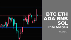 BTC, ETH, ADA, BNB and SOL Price Analysis for July 17