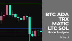 BTC, ADA, TRX, MATIC, LTC and SOL Price Analysis for July 14