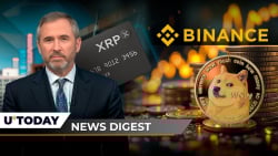 Ripple CEO Presents His XRP Credit Card, BlackRock Buys Ethereum Dip, 500 Million Dogecoin Stuns Binance — Crypto News Digest 