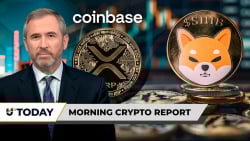 Morning Crypto Report: Ripple CEO Forces XRP Reality Check for Coinbase, Shiba Inu (SHIB) Soars 5%: Fakeout Next? $444 Million in Bitcoin Land on Binance