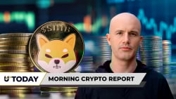 Morning Crypto Report: Shiba Inu (SHIB) Dethrones $5 Billion 'XRP Killer,' Coinbase CEO Armstrong Reveals Why He Can't Freely Buy COIN Stock, 874,096,120 Dogecoin Disappear into Unknown Wallet