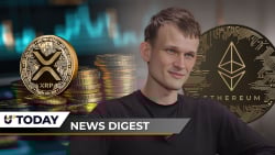 U.Today Crypto Digest: Ripple Prime CEO Hints at Potential Upside for XRP, Legendary Trader Brandt Warns of Bitcoin 'Campaign Selling,' Vitalik Buterin Triggers Ethereum Sell-Off
