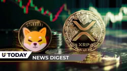 XRP Signals Breakout Setup, Shiba Inu (SHIB) Crosses 1 Trillion Threshold, Ethereum Outpaces Bitcoin — U.Today Crypto Digest