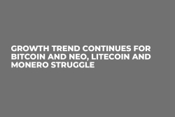 Growth Trend Continues For Bitcoin and NEO, Litecoin and Monero Struggle