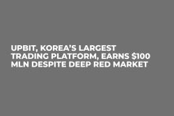 Upbit, Korea’s Largest Trading Platform, Earns $100 Mln Despite Deep Red Market