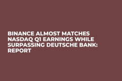 Binance Almost Matches NASDAQ Q1 Earnings While Surpassing Deutsche Bank: Report 