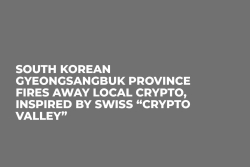 South Korean Gyeongsangbuk Province Fires Away Local Crypto, Inspired by Swiss “Crypto Valley”